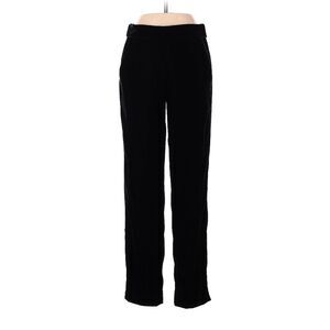 EUC J. Crew women's black Velvet casual straight leg pants 4T